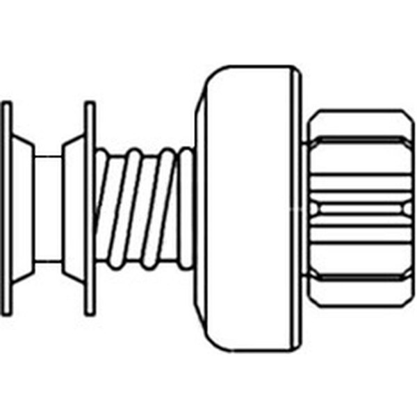 Aftermarket Heavy Duty Starter Drive Fits Massey Ferguson-1032726M91 1036519M91 ELS60-0112 - main